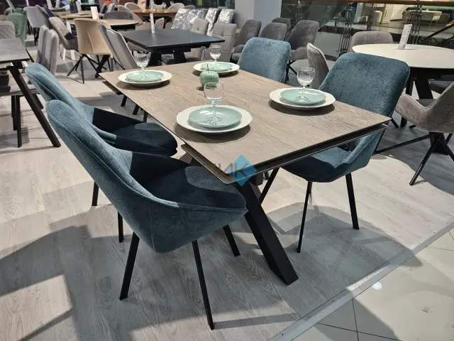 Стул 246 поворотный AM8 серо-зеленый 5