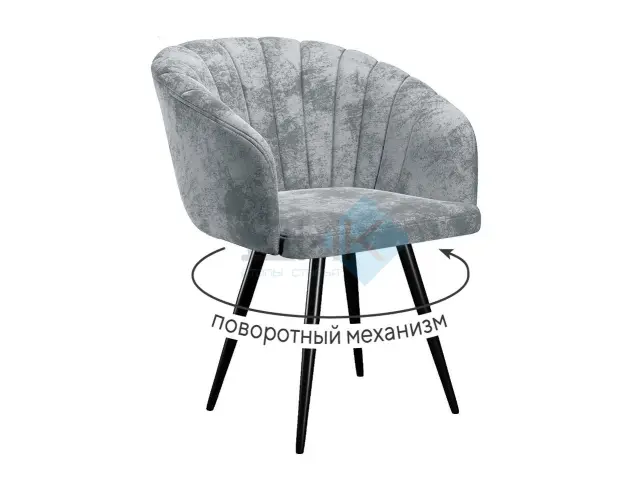 Стул 442 поворотный M13 светло-серый 1