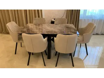 Стул 245 поворотный К4 капучино/белые