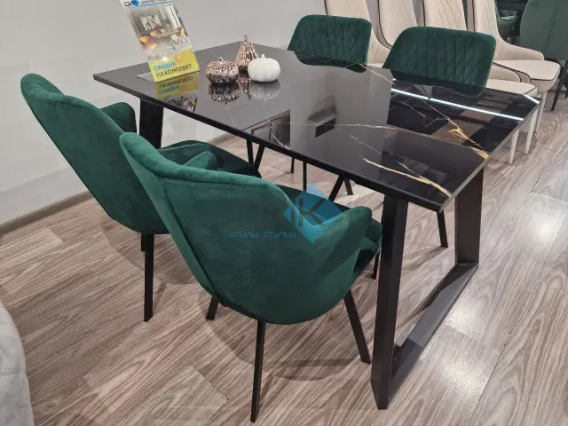 Стул 245 поворотный К13 изумруд 2