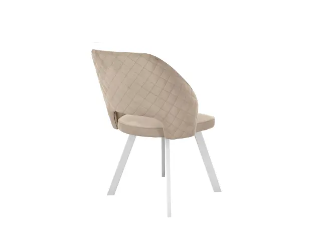 Стул 274 поворотный Z128 бежевый/белые 4