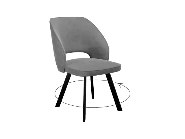 Стул 274 поворотный Z28 серый 1