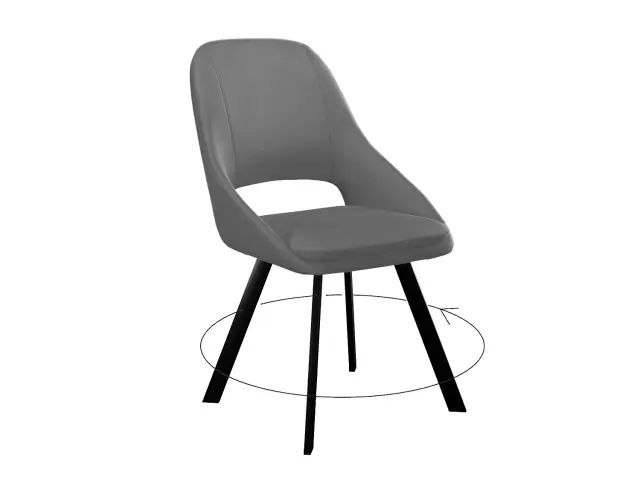 Стул 247 поворотный AN15 серый 1
