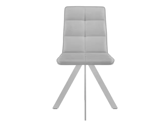 Стул 230 поворотный B22 GREY/белые 2