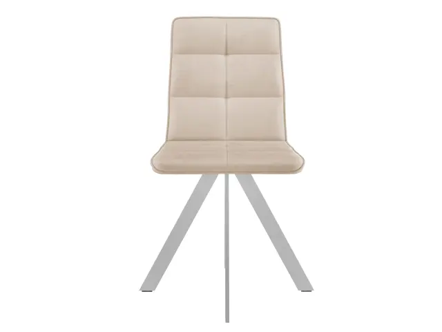 Стул 230 поворотный B03 BEIGE/белые 4