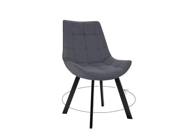 Стул 263 поворотный B28 ANTRACITE 1