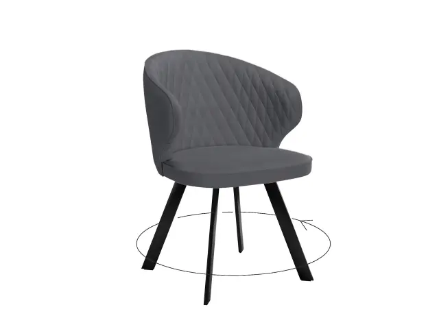 Стул 249 поворотный B28 ANTRACITE 1