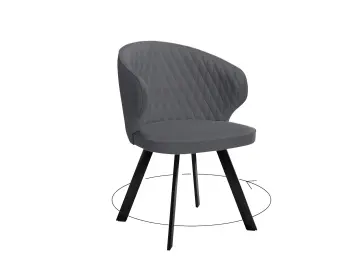 Стул 249 поворотный B28 ANTRACITE