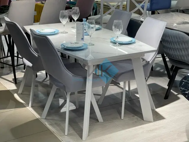 Стул 268 Z46 перламутр/белые 2