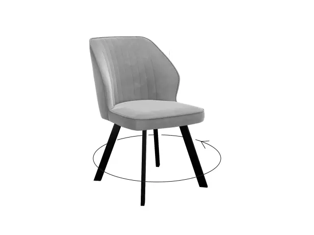 Стул 232 поворотный B22 GREY 1