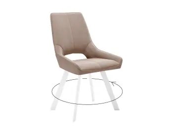 Стул 268 Z48 капучино/белые