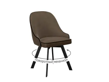 Стул 266M поворотный E09 капучино