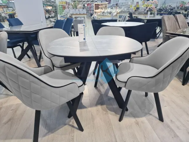 Стул 266M поворотный E28 светло-серый 2