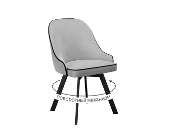 Стул 266M поворотный E28 светло-серый