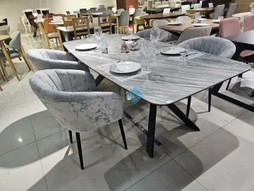 Стул 442 поворотный M13 светло-серый/белые