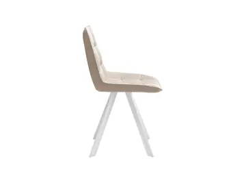 Стул 229 поворотный B03 BEIGE/белые