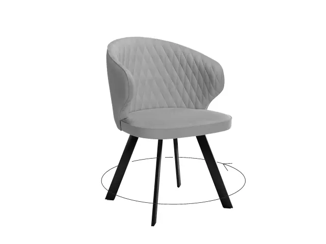 Стул 249 поворотный B22 GREY 1