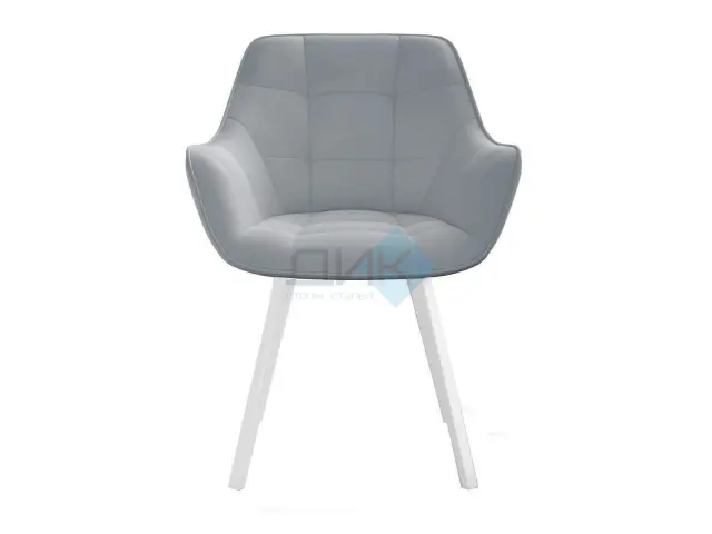 Стул 252 М поворотный B22 GREY/белые 4