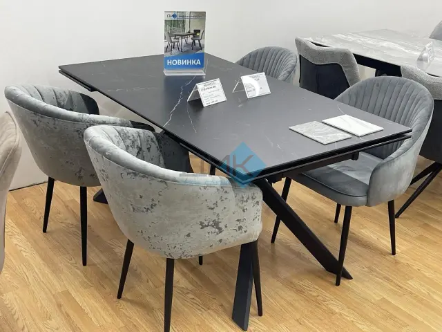 Стул 439 C56 серый поворотный 4