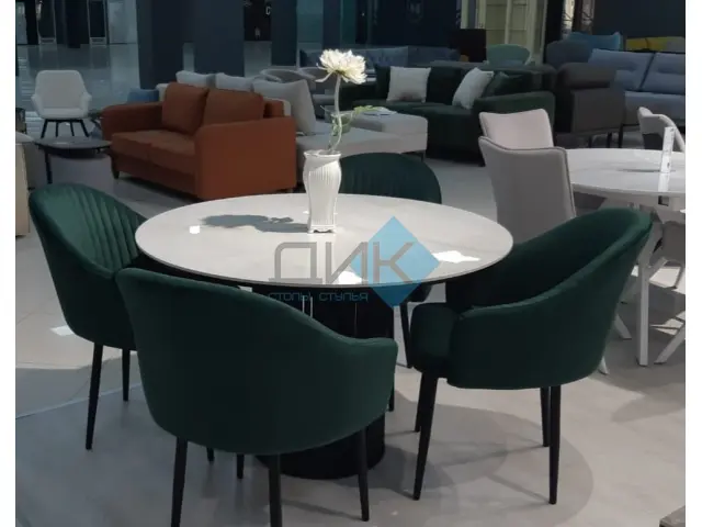 Стул 439 K13 изумруд поворотный 3