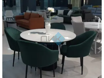 Стул 439 K13 изумруд поворотный