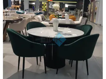 Стул 439 K13 изумруд поворотный