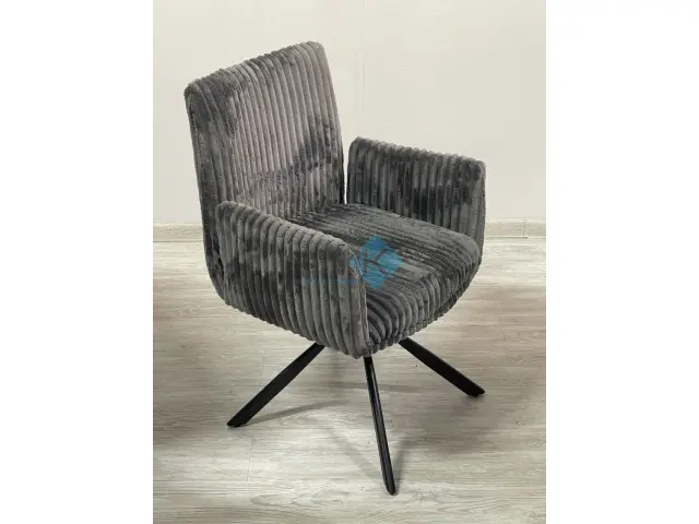 Стул 6827 т.к Серая Velo 13 с возвратным поворотным механизмом 5