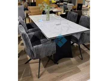 Стул 6827 т.к Серая Velo 13 с возвратным поворотным механизмом