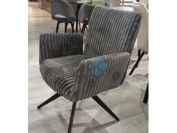 Стул 6827 т.к Серая Velo 13 с возвратным поворотным механизмом