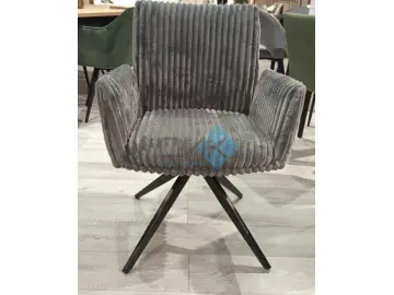 Стул 6827 т.к Серая Velo 13 с возвратным поворотным механизмом