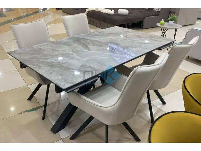 Стол SFE140 Italian Grey (керамогранит глянцевый) 3