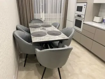Стол SFE140 Italian Grey (керамогранит глянцевый)