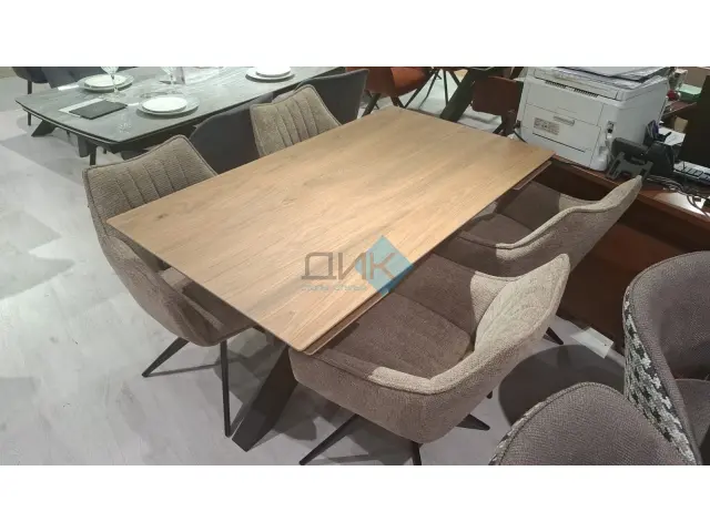 Стол SFE140 древесный OAKWOOD HONEY (керамогранит матовый) 3