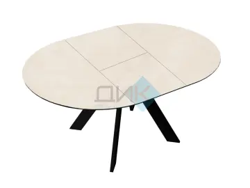 Стол SKC90 Krater Perla (керамогранит матовый)