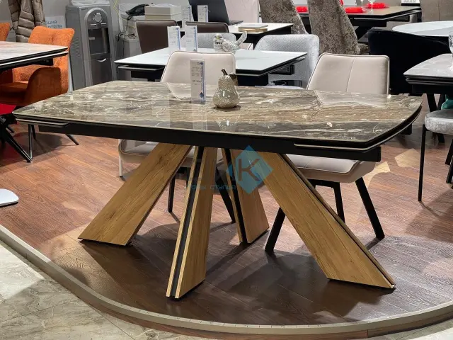 Стол DKP180 Amadeus (керамогранит глянцевый) 2