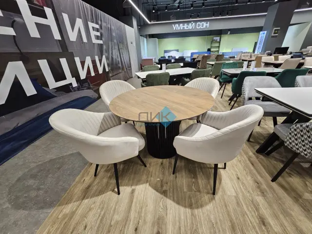 Стол AKR120 древесная OAKWOOD HONEY (керамогранит матовый) 2