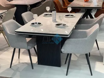 Стол EKD160 Белый глянец (К8/2) (керамогранит глянец)