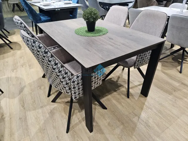 Стол DKT130 OAKWOOD HONEY (керамогранит матовый под дерево) 5