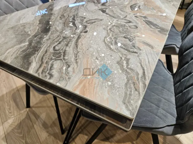 Стол DKS140 Venetian Brown Light (керамогранит глянец) 5