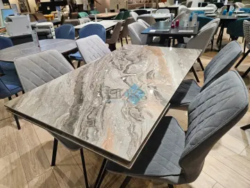 Стол DKS140 Venetian Brown Light (керамогранит глянец)