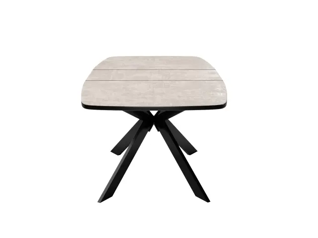 Стол B140 Хромикс белый раздвижной 2