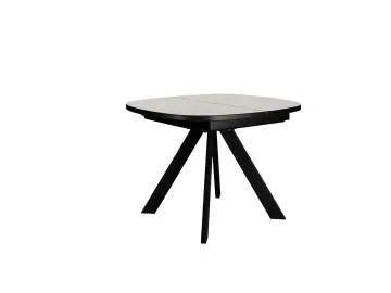 Стол B110 Хромикс белый квадратный раздвижной