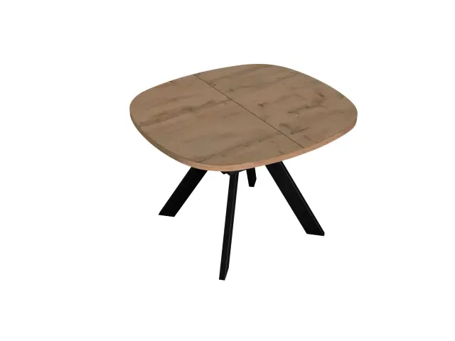 Стол B110 Дуб Галифакс квадратный раздвижной 2