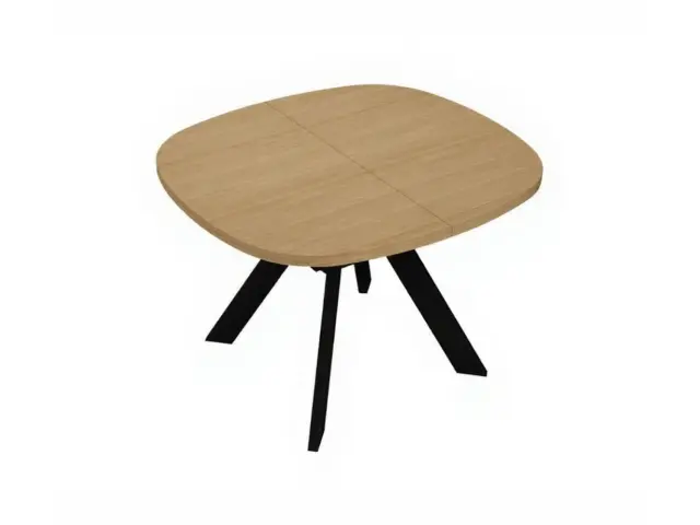 Стол B110 Дуб Каселла квадратный раздвижной 2