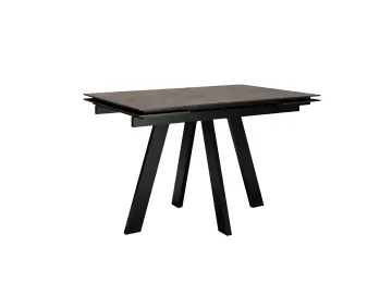 Стол DM140M Хромикс бронза/черные раздвижной