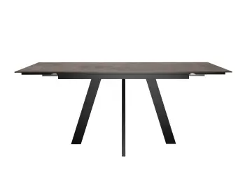 Стол DM120 Хромикс бронза/черные раздвижной