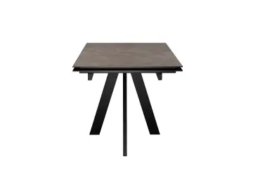 Стол DM120 Хромикс бронза/черные раздвижной