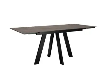 Стол DM120 Хромикс бронза/черные раздвижной