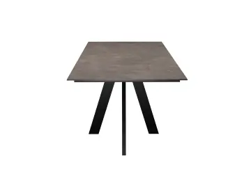 Стол DM110M Хромикс бронза/черные раздвижной