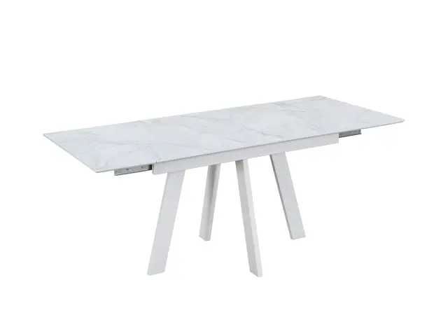 Стол WINGS Жемчужный Перито/Белый раздвижной 3